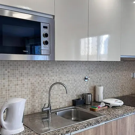 Elite 3f Com Mar, Piscina E Garagem Портиман
